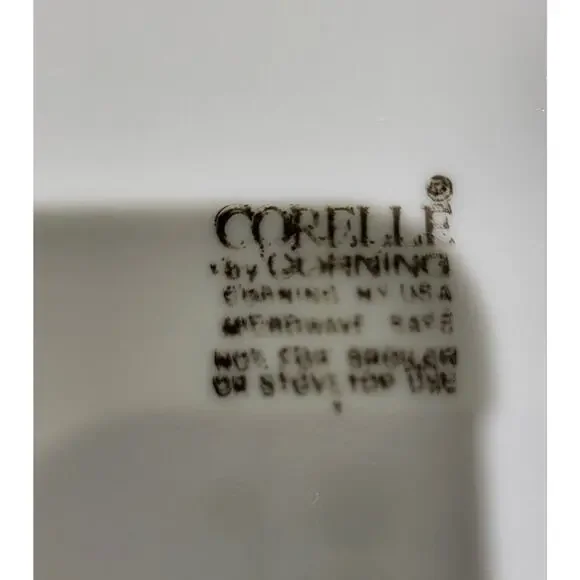 Corelle Pacifica Salad Plates 7 1/4" Corning Flowers (Set of 4) - Picture 4 of 10